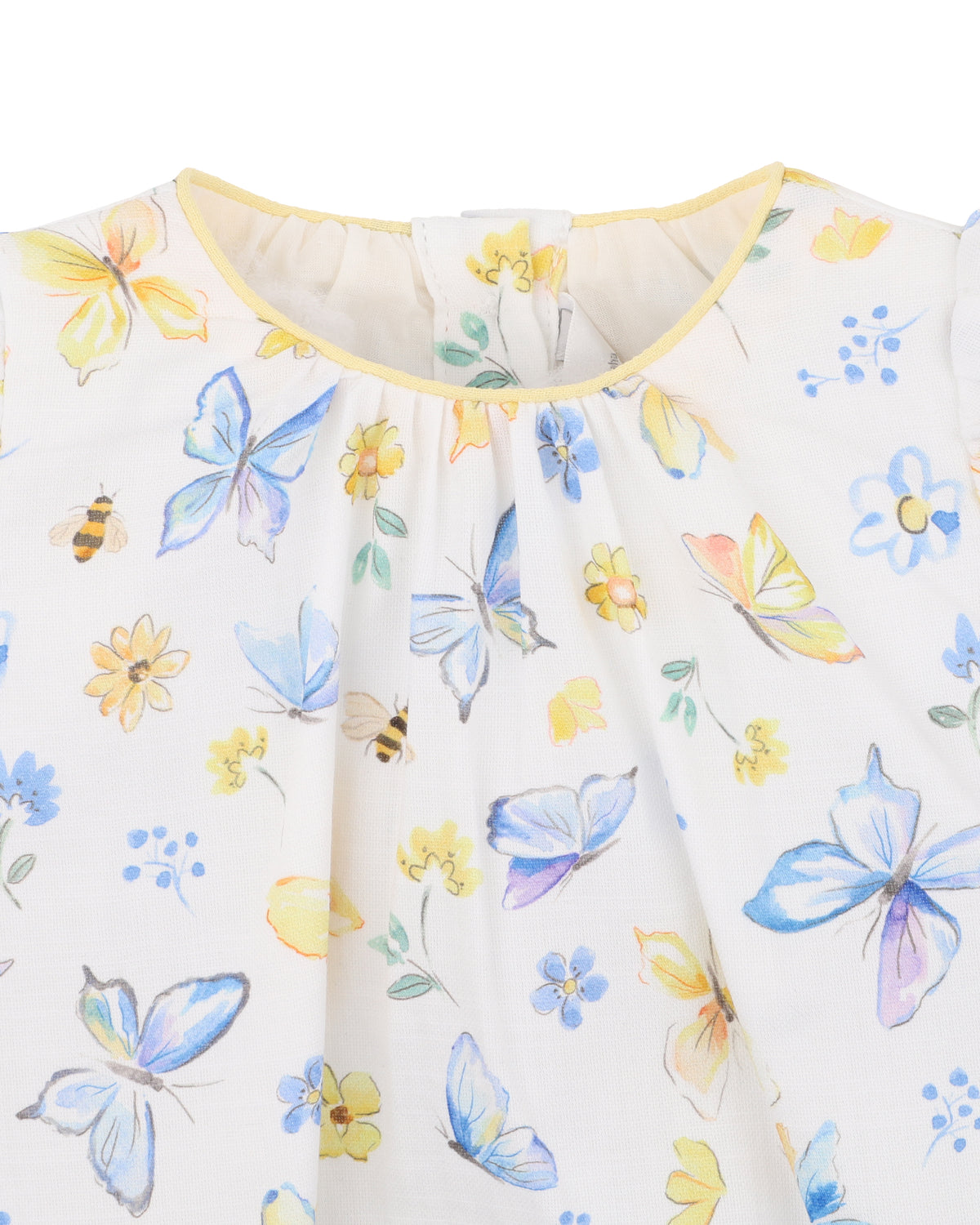 Bebe Libby Short Sleeve Butterfly Romper