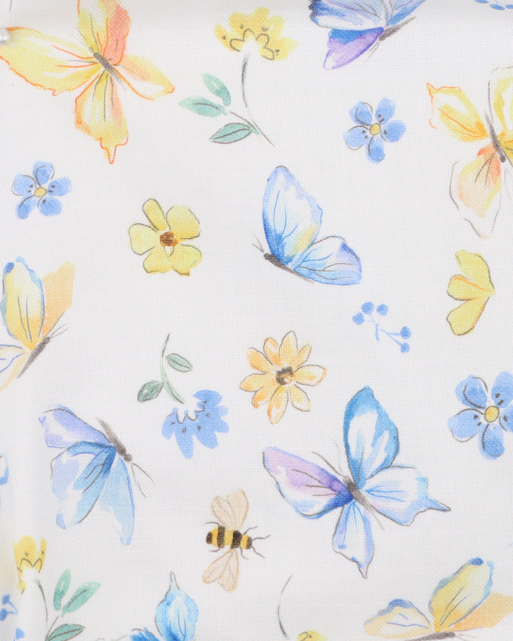 Bebe Libby Short Sleeve Butterfly Romper