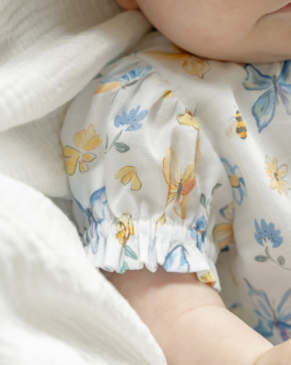 Bebe Libby Short Sleeve Butterfly Romper