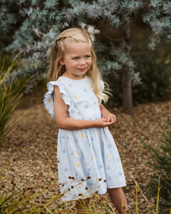 Bebe Libby Embroidered Butterfly Dress