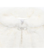 Bebe Petal Faux Fur Jacket 3-7Y