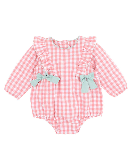 Bebe Lyla Gingham Romper