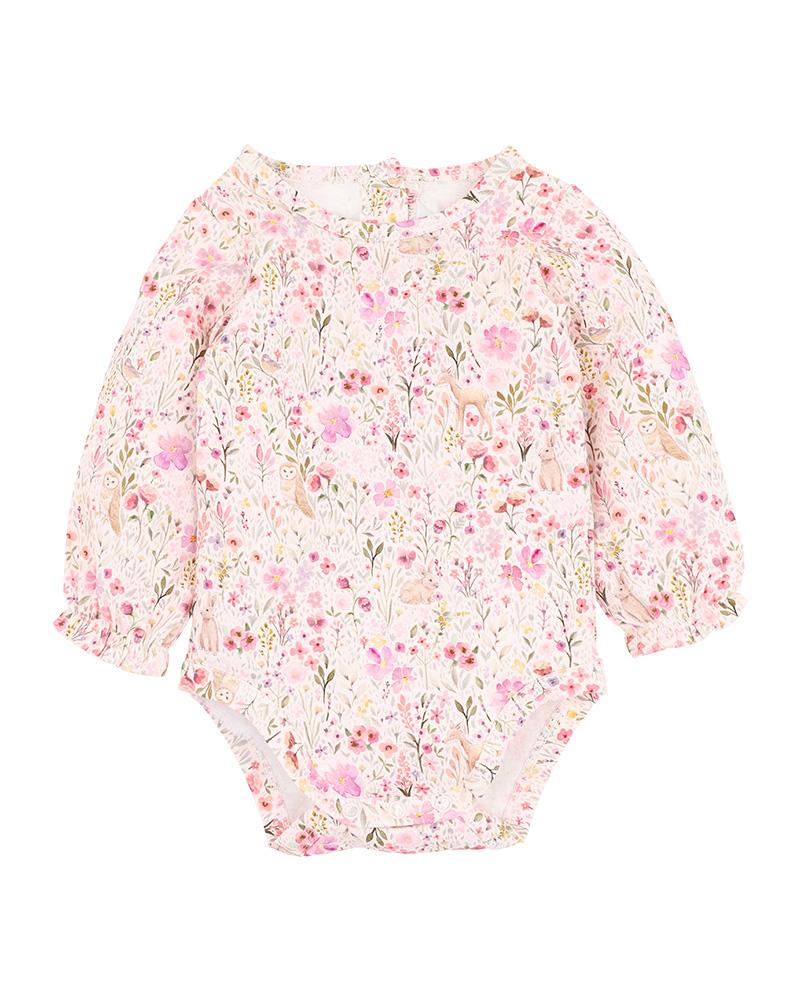 Bebe Flossy Print Bodysuit