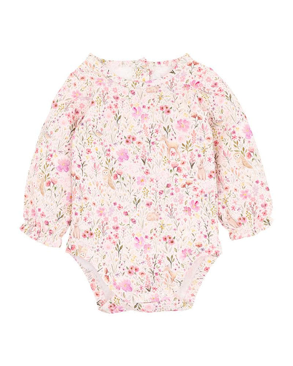 Bebe Flossy Print Bodysuit