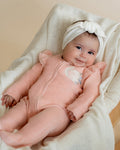 Bebe Gemma Velour Zip Onesie