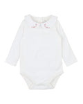 Bebe Gemma Embroidered Collar Bodysuit