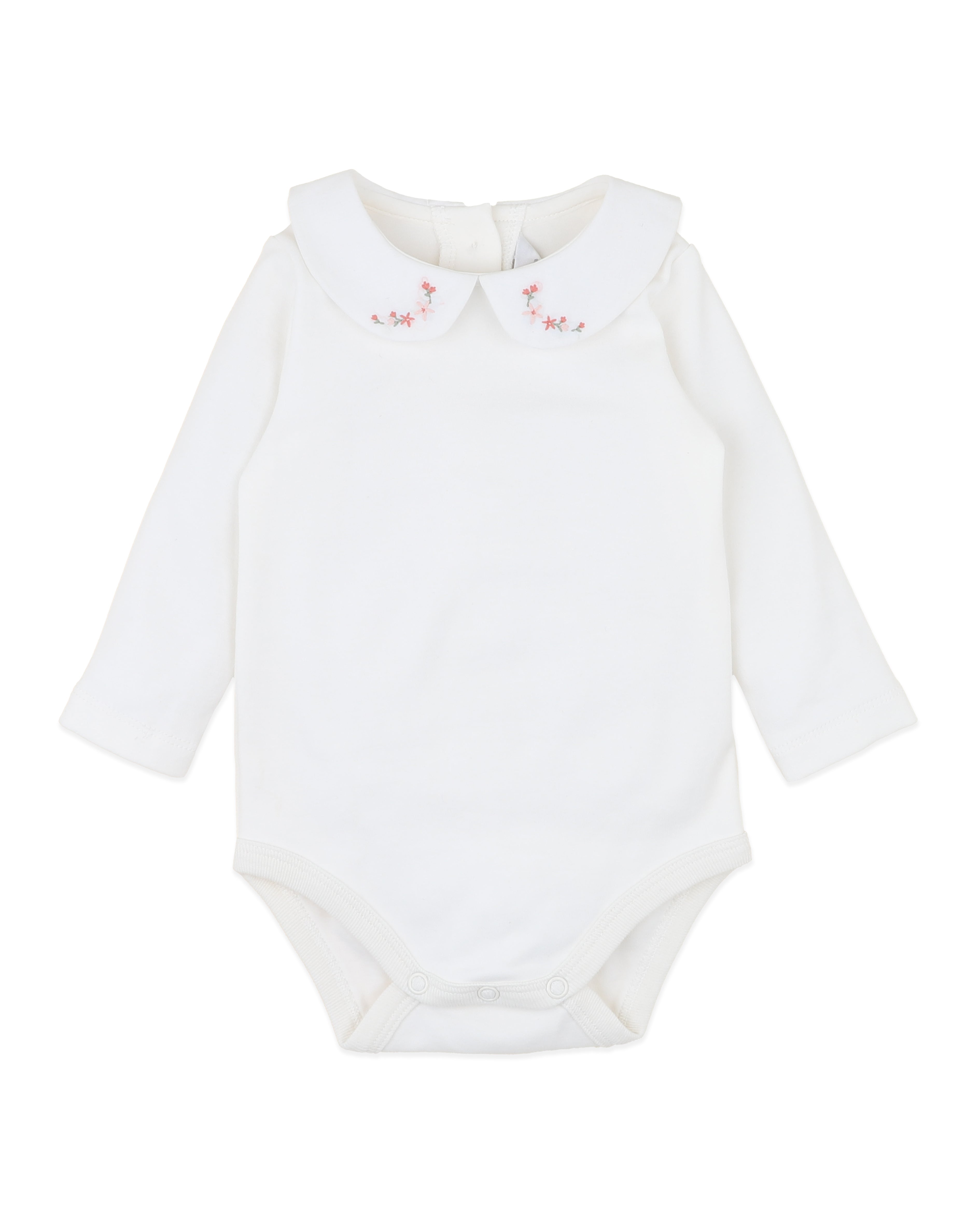 Bebe Gemma Embroidered Collar Bodysuit