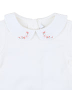 Bebe Gemma Embroidered Collar Bodysuit