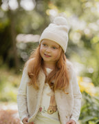 Bebe Winnie Embroidered Faux Fur Vest