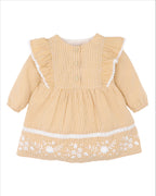 Bebe Winnie Embroidered Gingham Dress