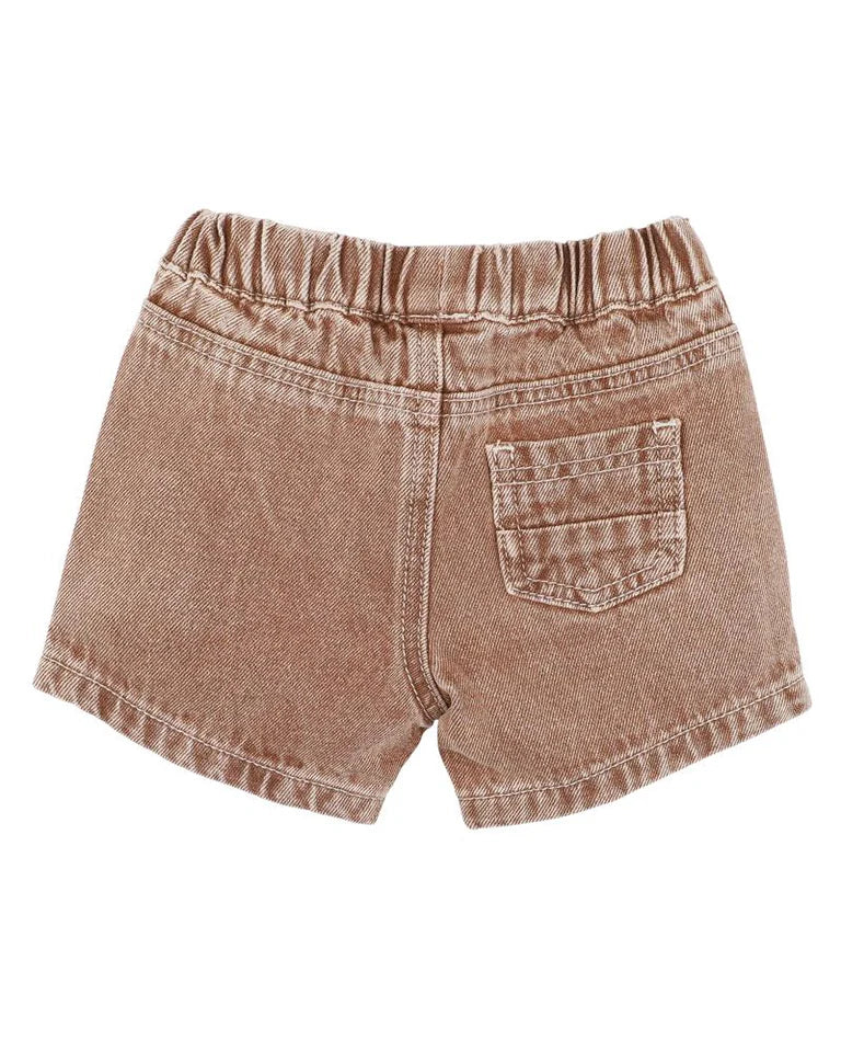 Bebe Boys Brown Denim Shorts