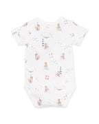 Bebe Axel Print Organic Bodysuit