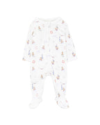 Bebe Axel Organic Print Long Sleeve Zipsuit
