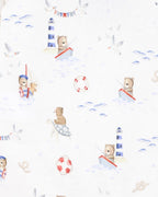 Bebe Axel Organic Print Long Sleeve Zipsuit