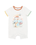 Bebe Ivan Camp Scene Short Sleeve Romper