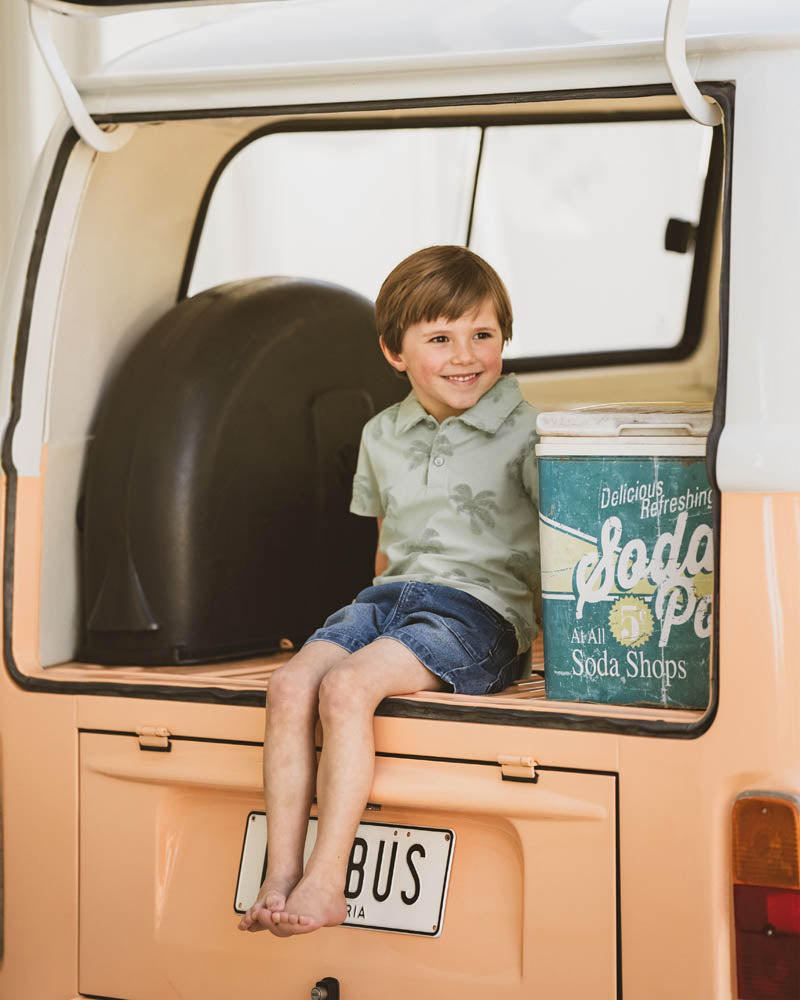 Bebe Ivan Tropical Trees Polo