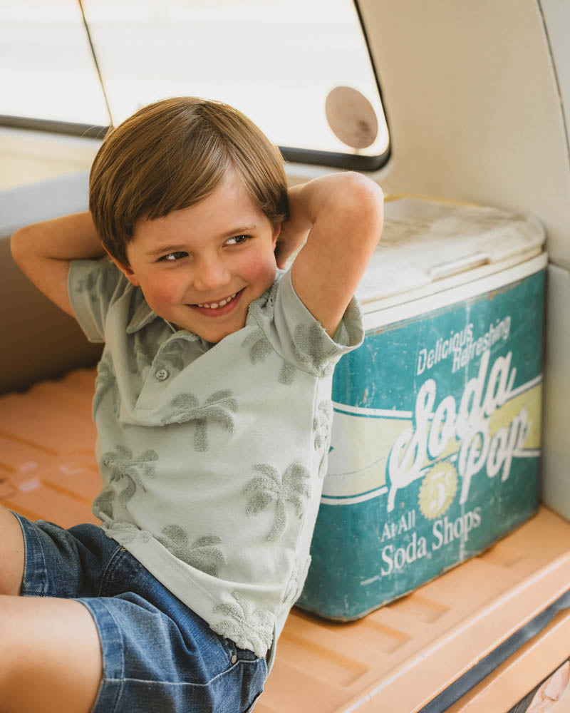 Bebe Ivan Tropical Trees Polo