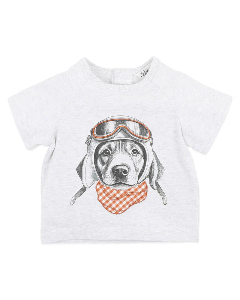 Bebe Haren Aviation Dog Tee