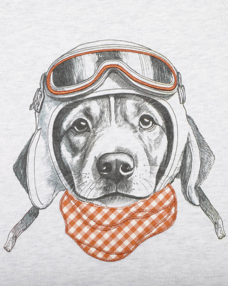 Bebe Haren Aviation Dog Tee