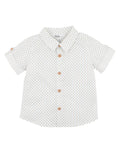 Bebe Roman Geo Short Sleeve Print Shirt