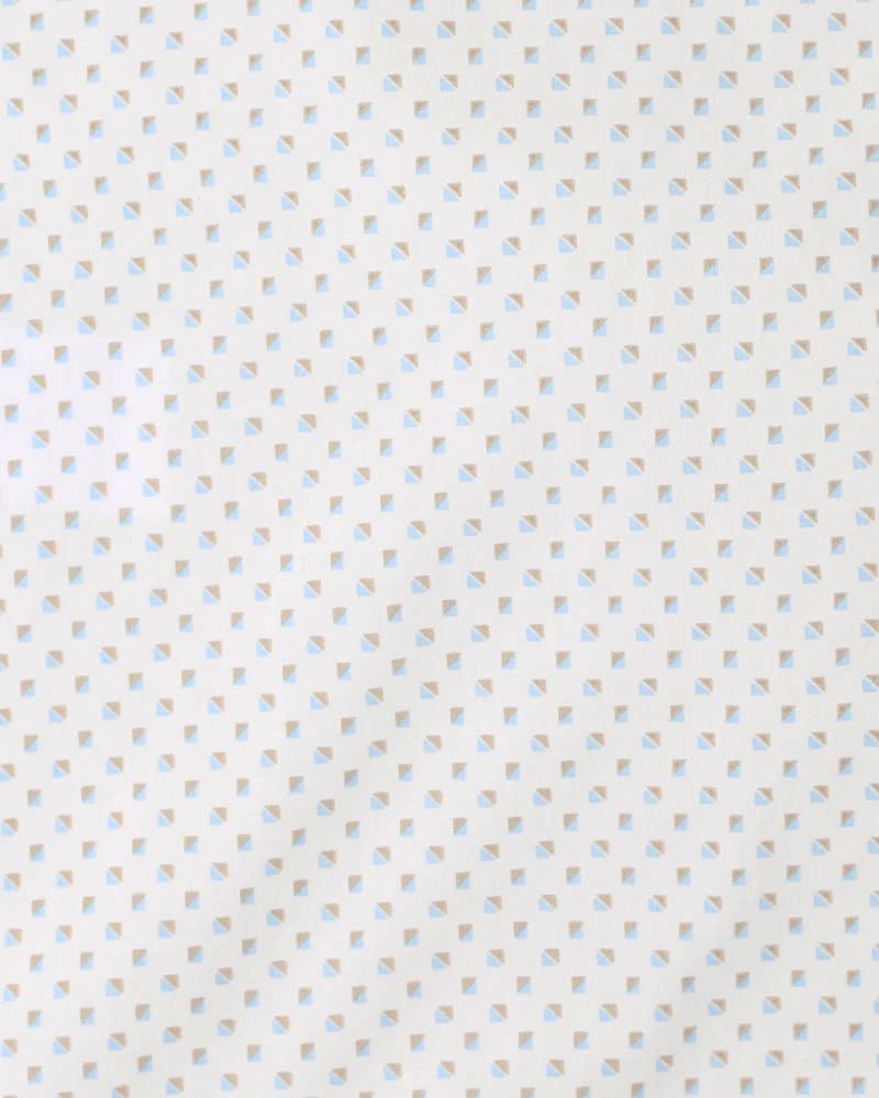 Bebe Roman Geo Short Sleeve Print Shirt