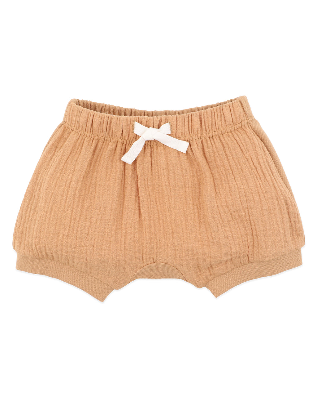 Bebe Rib Back Pull On Crinkle Shorts