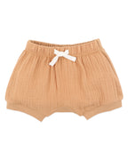 Bebe Rib Back Pull On Crinkle Shorts