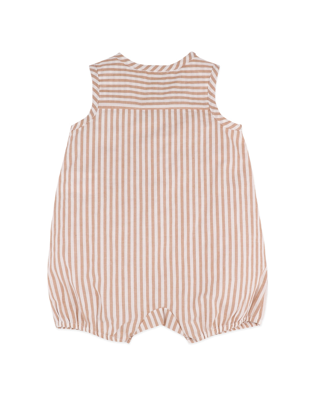 Bebe Brady Stripe Woven Romper