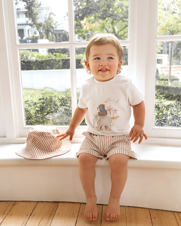 Bebe Brady Organic Bear Tee