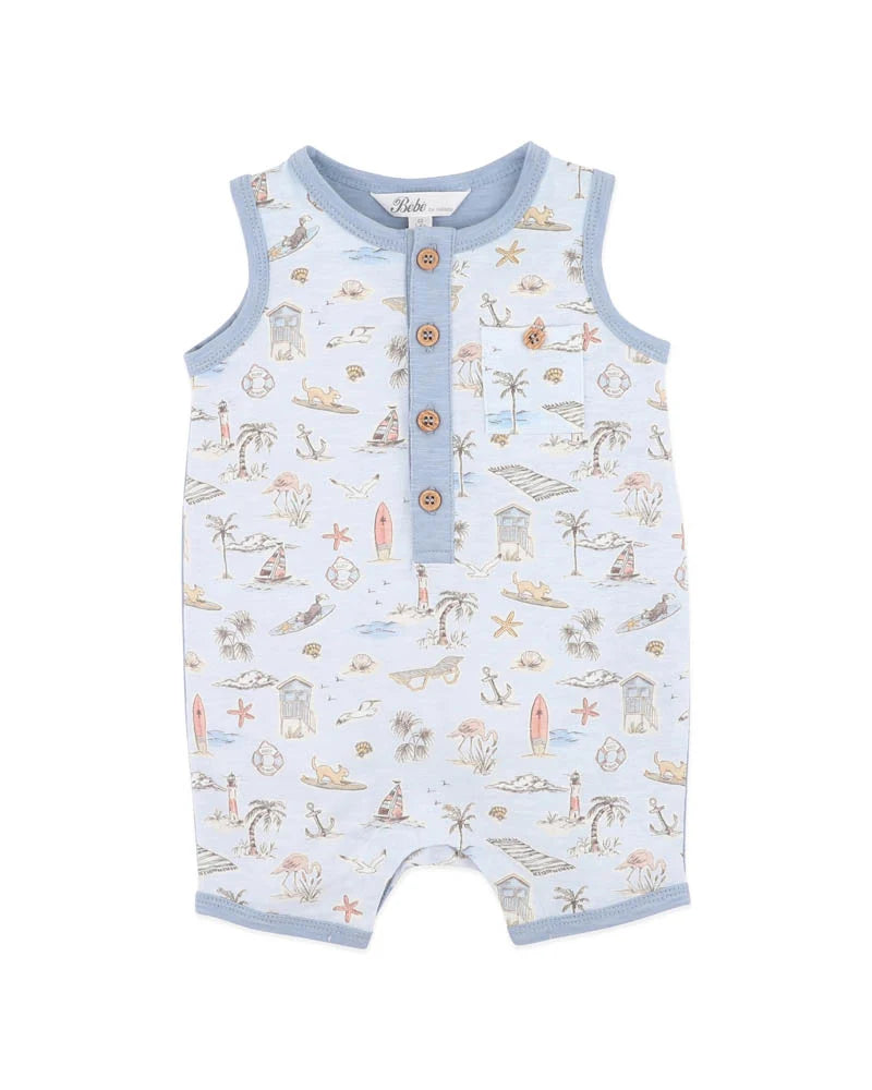 Minihaha Max Print puppy Romper
