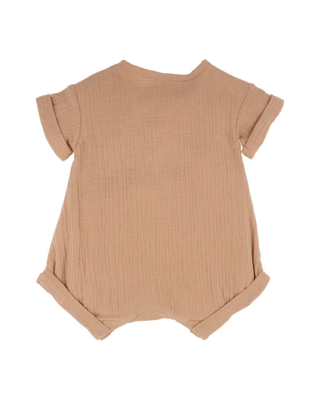 Bebe Sway Textured Embroidered Lion Romper