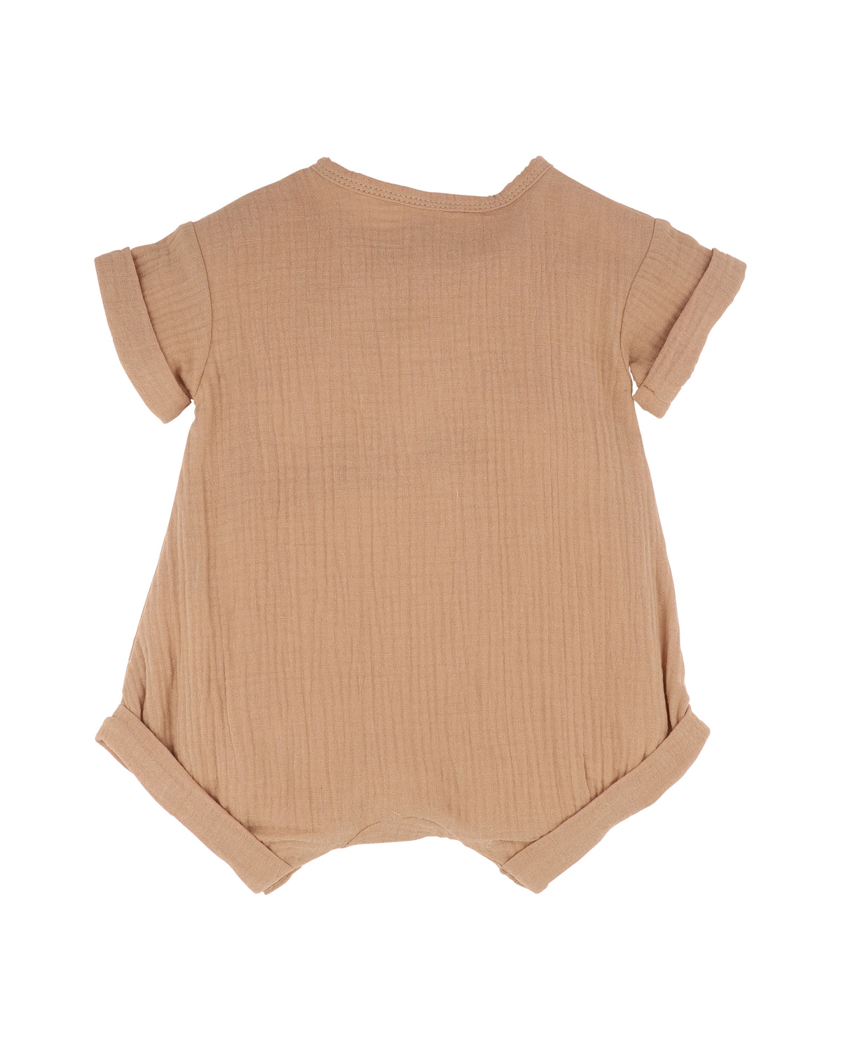 Bebe Sway Textured Embroidered Lion Romper