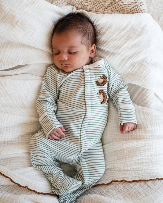 TOBY LS ZIP ONESIE