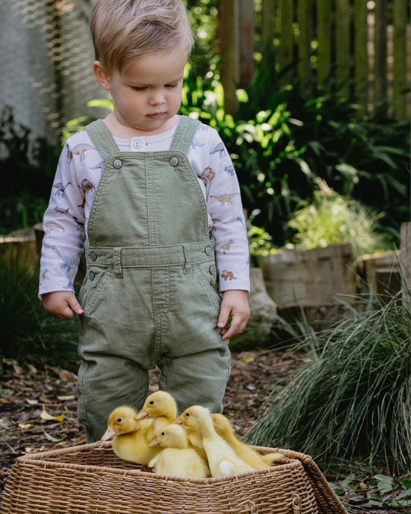 Bebe Isaac Cord Overalls