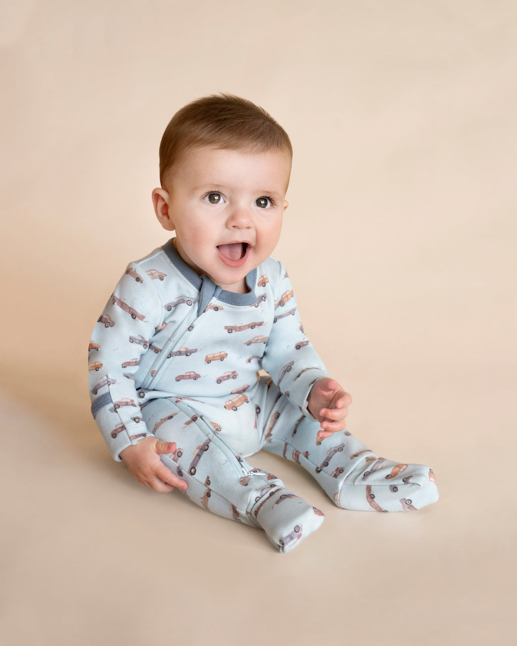 Bebe Alvin Car Organic LS Zipsuit