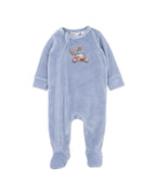 Bebe Alvin Velour Zip Onesie
