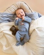 Bebe Alvin Velour Zip Onesie