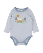 Bebe Alvin Organic Stripe LS Bodysuit