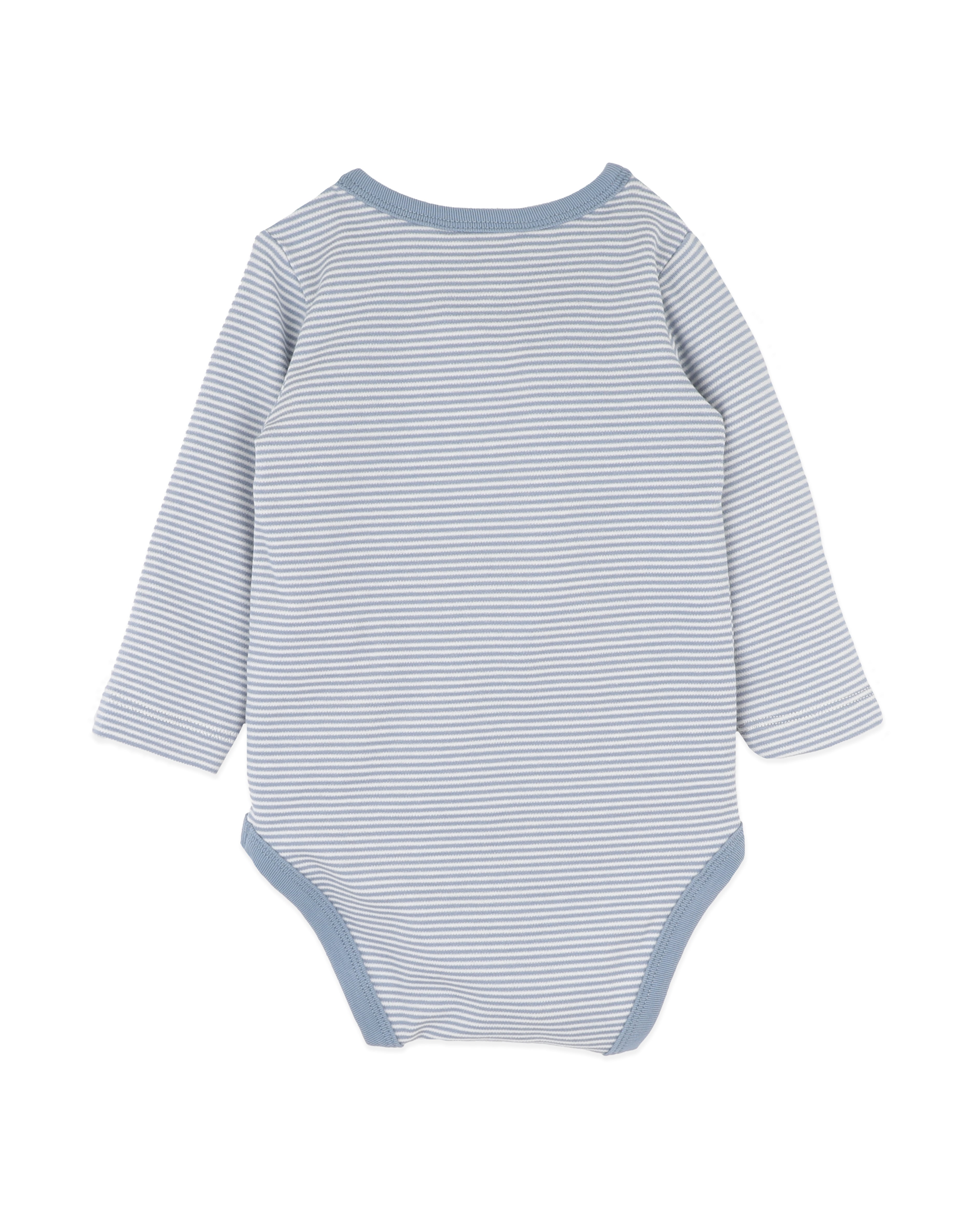 Bebe Alvin Organic Stripe LS Bodysuit