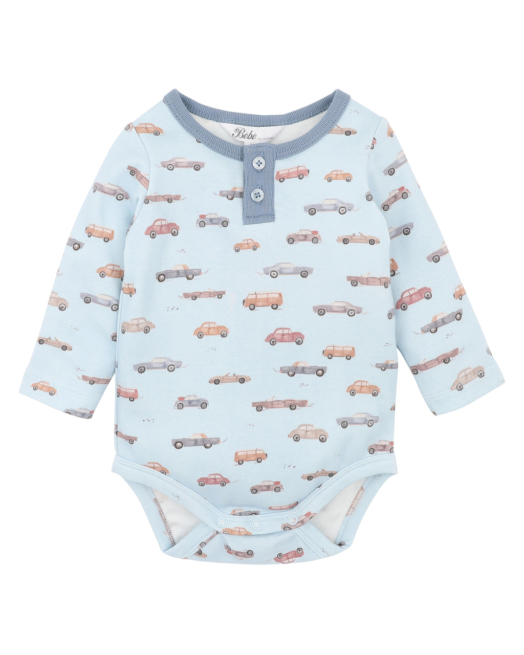 Bebe Alvin Car Organic LS Bodysuit