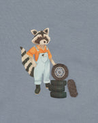 Bebe Alvin Raccoon Organic LS Tee