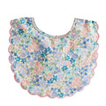 Alimrose Scallop Baby Bib - Lily Blue
