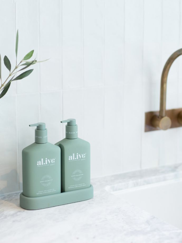 Al.ive Body Kaffir Lime & Green Tea Wash & Lotion Duo
