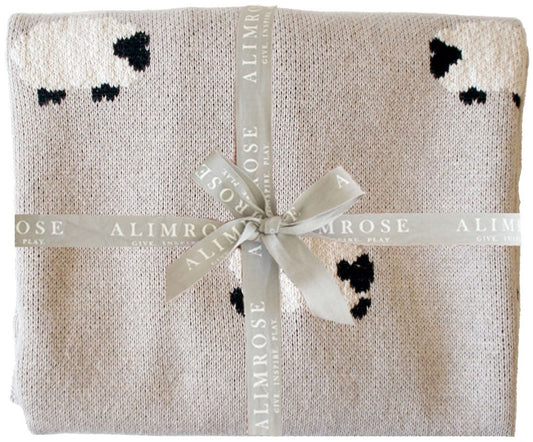 Alimrose Baa Baa Blanket Organic Cotton - Latte