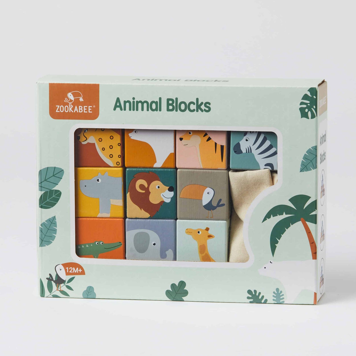 Zookabee Wooden Animal Stacking Blocks