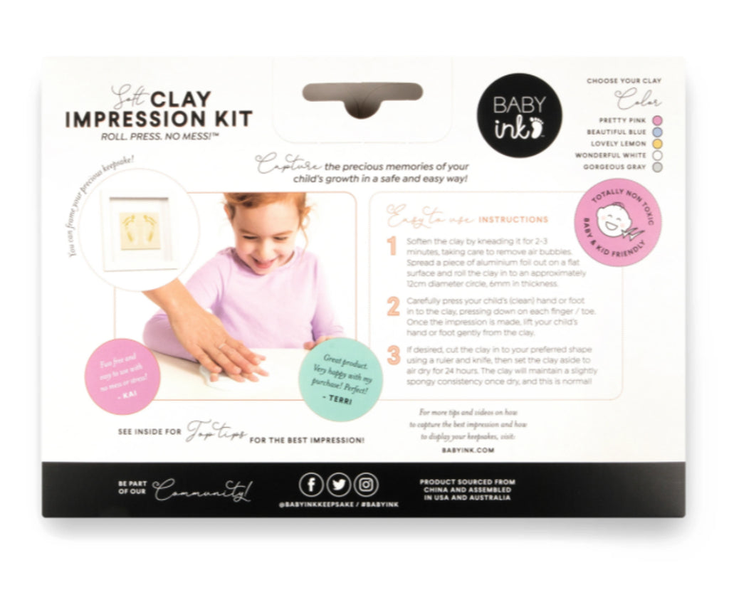 Baby Ink Baby Clay Impressions Kit