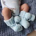 Snuggle Hunny Organic Cotton Knit Booties - Assorted