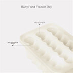 Bibs Baby Food Freezer Tray - Ivory