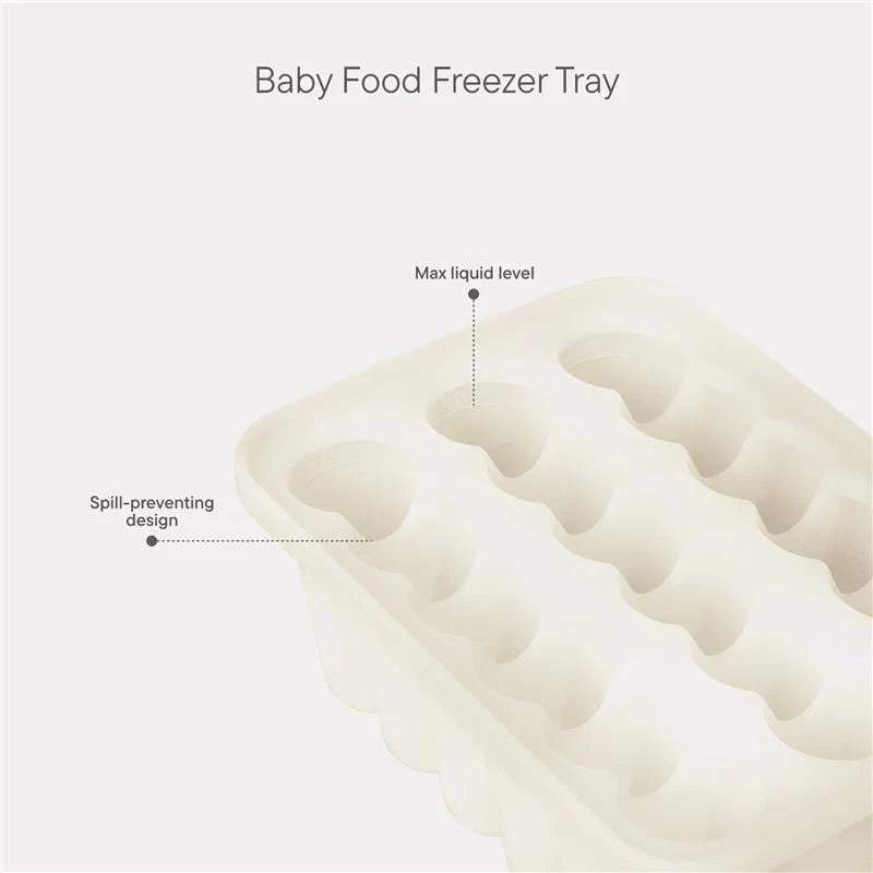 Bibs Baby Food Freezer Tray - Ivory