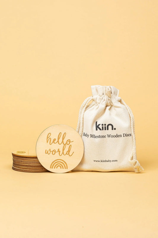 Kiin - Baby Milestone Wooden Discs